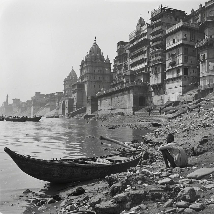 Ganges River, India (Source - Midjourney)