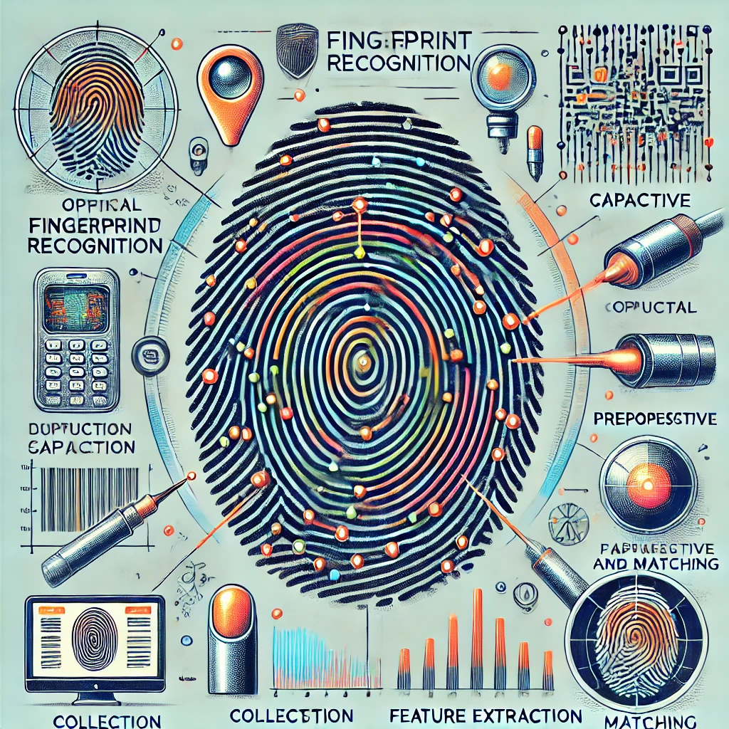 How a fingerprint recognition system works (Source - CHAT GPT)