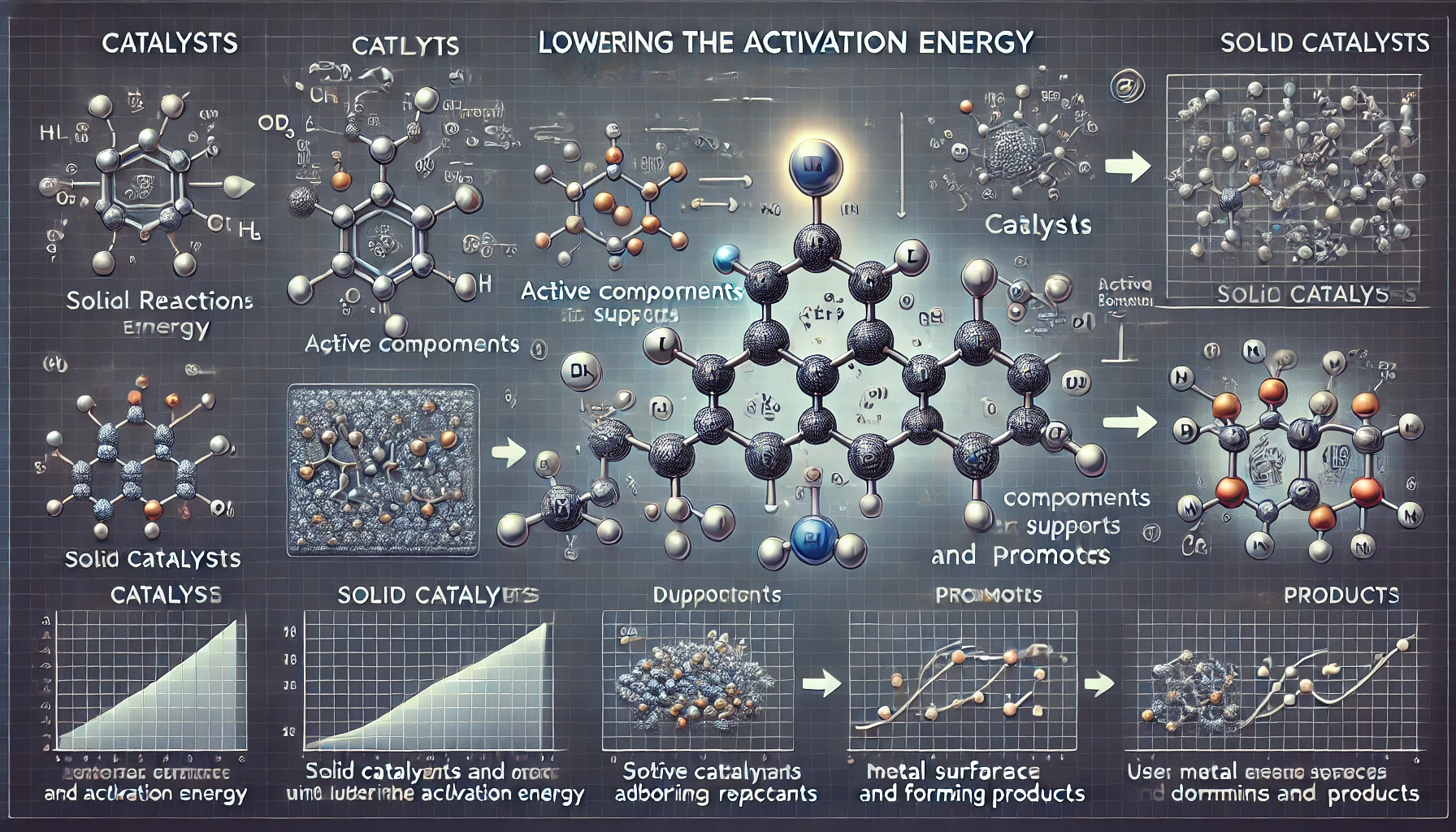 Chemical reaction process using a catalyst (Source - CHAT GPT)