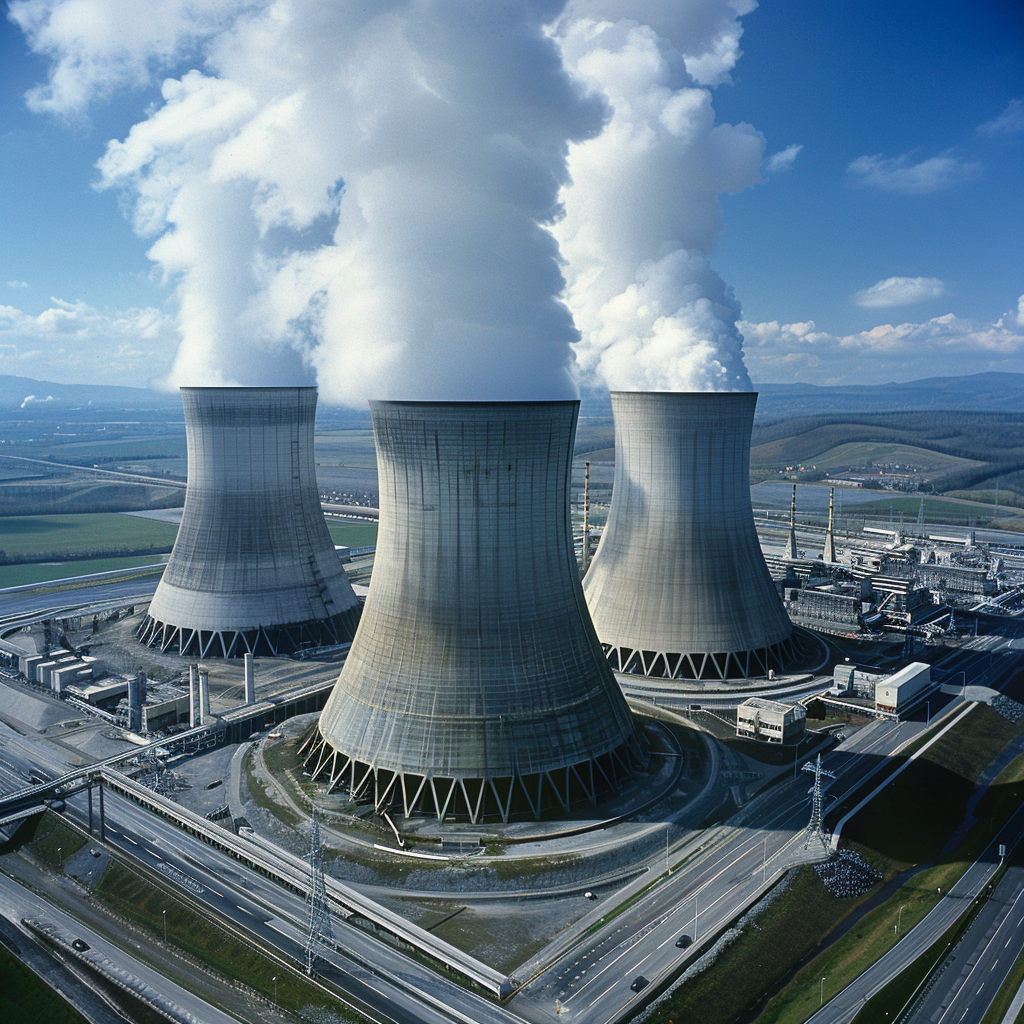 Nuclear Power Plant (Source - Midjourney)